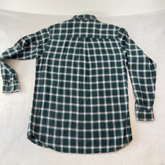 Club Room Flannel Button Shirt Men's M 100% Cotton Long Sleeve Buttondown Collar - Picture 3 of 9